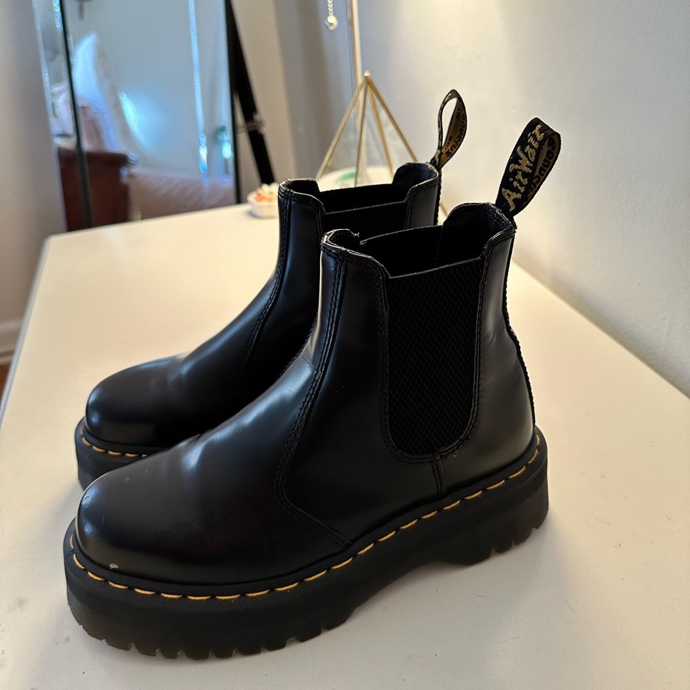 Dr Martens platform boots